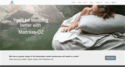 Desktop Screenshot of mattress-oz.com